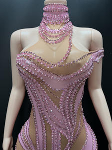 Novance Y4033-D Ropa de Moda al por Mayor con Apliques para Dama Vestidos Elegantes para Chicas Ropa Elástica sin Mangas Minivestido para Fiesta - Product Image 5