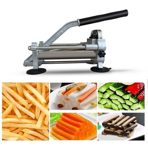 Coupe-frites manuel en acier inoxydable, trancheuse à pommes de terre, machine à couper les légumes à poussée manuelle, pour pommes de terre et carottes - Product Image 2