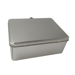 Fiambrera de lata portátil con impresión personalizada, fiambreras de lata rectangulares de grado alimenticio con asa - Product Image 4
