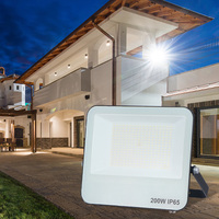 KCD 4000 lúmenes de pie Radar Sensor campo de fútbol reflector impermeable al aire libre 30W 50W 100W 150W 200W LED Luz de inundación