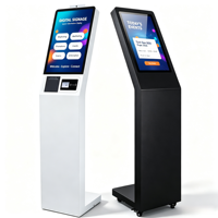 Kiosco de Exhibición para Concesionarios de Autos de 15.6, 19, 21.5, 27, 32 y 43 Pulgadas, Pantalla Táctil Independiente de 21.5 Pulgadas FHD de 10 Puntos