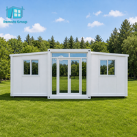 Casa Contenedor Plegable Portátil de Alta Calidad de 20 pies, Casa Contenedor Prefabricada Plegable y Móvil