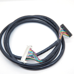 공장 OEM DF19 20핀 - 2.0 피치 34P 듀퐁 남성 여성 LVDS 스크린 케이블 (광고 기기, 노트북 LCD 패널용) - Product Image 5