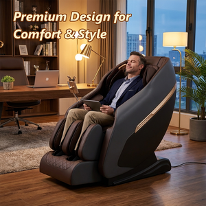 OYEAL Luxury Shiatsu Foot <b>Chair</b> with Big LED Screen Airbags Voice Control <b>Zero</b> <b>Gravity</b> & Massage-Best Price - Product Image 1