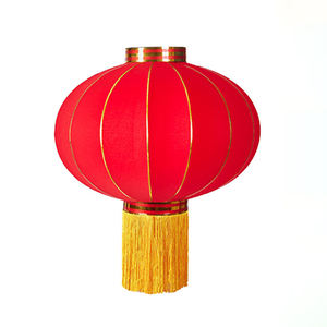 Свадебные традиционные уличные рождественские большие шелковые праздничные водонепроницаемые красные новогодние китайские светодиодные фонари с подсветкой - Product Image 1