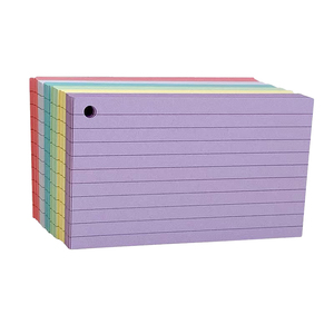 Cổ phiếu 100 sheets đầy màu sắc chỉ số thẻ với nhẫn - Product Image 3