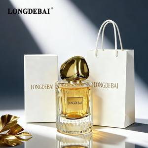 Luxury Custom Glass <b>Perfume</b> <b>Bottles</b> 30ml/50ml/100ml Cylinder Eco-friendly Recyclable with Screen Printing and Box Packaging - Product Image 1