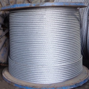 16mm 18mm 22mm 38mm 44mm 6x36 아연 도금 ungalvanized 6x36ws iwrc 스틸 와이어 로프 케이블 - Product Image 5