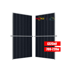 NUUKO Módulo Fotovoltaico Bifacial de 700W, Doble Cristal, 700-720W, Alta Generación de Energía, 210mm - Product Image 1