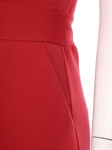 Combinaison décontractée pour femme, dernière tendance, taille haute, jambe large, fente latérale, idéale pour banquets, concours de beauté et mariages - Product Image 5