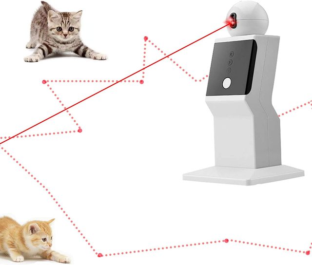 New Hot Smart Teasing Pet LED Laser Electronic Motion Activated Cat Laser Toy Automatic for Pet