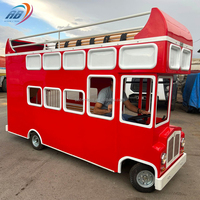 Autobús Turístico de Dos Pisos para Niños y Adultos, Tipo Autobús de Londres para Parques de Atracciones, Venta Directa de Fábrica
