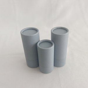 100% biodégradable écologique déodorant bâton boîte biodégradable personnalisé cylindre Tube emballage Push up baume à lèvres papier Tube - Product Image 4