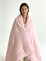 Couette rafraîchissante ultra douce effet nuage, toutes saisons, respirante, matelassée, insert de couette de luxe léger au toucher soyeux
