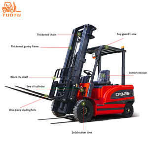 כל השטח 4 משאית מלגזה חשמלית מלגזה עם כוח גדול 1500kkg 2000 ק "ג 2500 ק" ג 3000 ק "ג 3500 ק" ג מלגזה משאית - Product Image 2