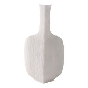 Vaso decorativo in poliresina testurizzato per erba della pampa, steli artificiali, fiori freschi, decorazione per il soggiorno - Product Image 1