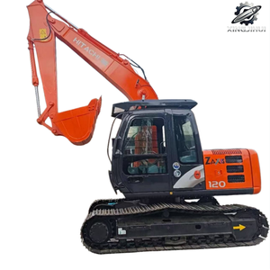 Excavatrice sur chenilles Hitachi 120 d'occasion, marque japonaise d'origine, 12 tonnes, mini-excavatrice compacte. - Product Image 1