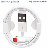 Câble USB-A pour iPhone pour charge rapide PD 20W/12W/18W et transfert de données, matériau TPE, conducteur à 4 cœurs