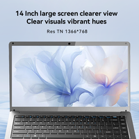 Livraison en 48 heures Ordinateurs portables 14 pouces Win 11 Core N3350 2,4 GHz 6 Go de RAM 128 Go de ROM Ordinateur portable pas cher
