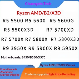 R5 5600 5600X; <span class=keywords><strong>R7</strong></span> 5700X3D 5800X3D; R9-3900X 5900X 5950X para CPU de Escritorio con Socket FM1 - Product Image 1