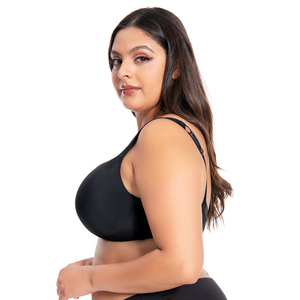 <span class=keywords><strong>Nuovo</strong></span> plus size intimo donna <span class=keywords><strong>reggiseno</strong></span> e slip set push up <span class=keywords><strong>ferretto</strong></span> Plus Size reggiseni tazza grande per le donne copertura completa - Product Image 3