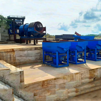 Usine de traitement du tungstène à petite échelle 5TPH à vendre, mini-usine de valorisation du minerai de tungstène avec séparateur Jig et table vibrante