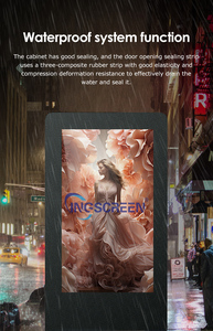 Ingscreen độ sáng cao IP65 không thấm nước ngoài trời <span class=keywords><strong>LCD</strong></span> quảng cáo ánh sáng mặt trời có thể đọc được biển báo cho đường phố bãi đậu xe hoạt hình - Product Image 5