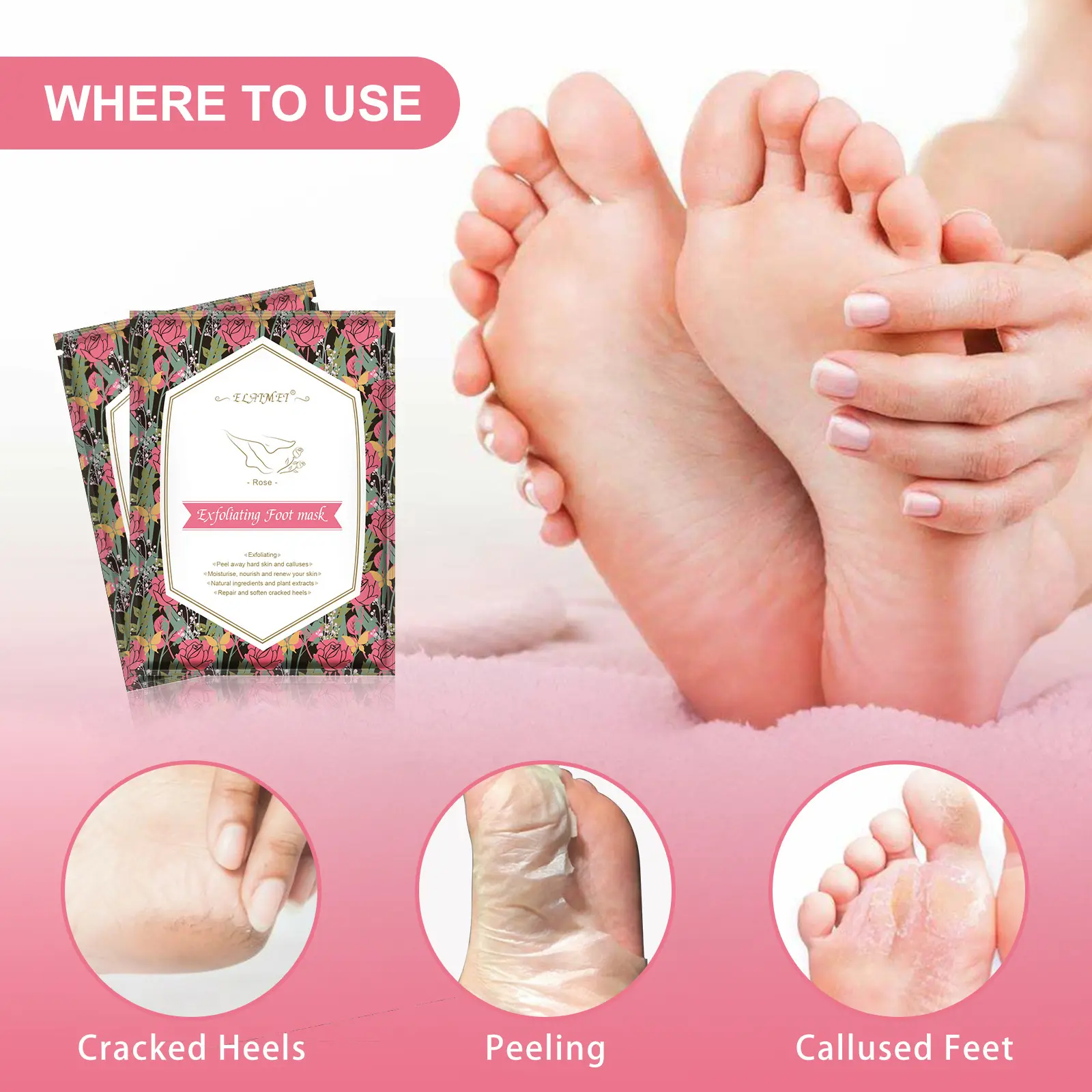 2023 best effective foot mask peeling mask for foot care