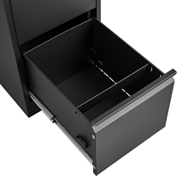 Armoire de classement mobile en acier moderne à 4 tiroirs réglables pour chambre et hôtel
