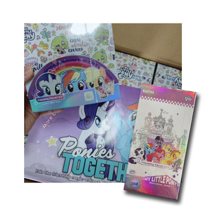 Cartes à collectionner en papier Tour <span class=keywords><strong>Polly</strong></span> Baby My Little Ponys Go Game Emballage cadeau Vente en gros Original - Product Image 2