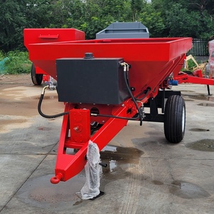 Prix EXW - Remorque épandeur d'engrais pour fumier animal agricole de 8 m³ avec boîte de vitesses, puissance 90-120 CV, largeur d'épandage 2-6 m - Product Image 2