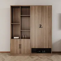 Ensemble de meubles de chambre d'hôtel de luxe, design moderne, écologique, en bois massif, pour appartement