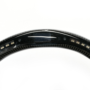 Volant de direction personnalisé LED F150 en cuir et fibre de carbone, volant sport - Product Image 4