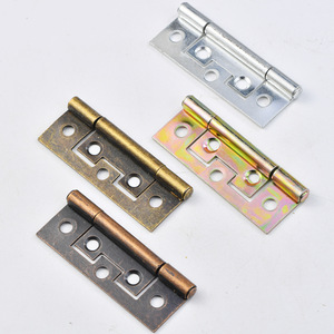 Furniture Hinge Iron Surface Mount Antique Bronze Red Bronze Silver Black Five Colors Durable Traditional H Type - Product Image 3