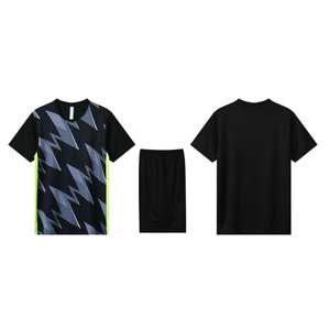 Kaos Sepak Bola Custom Cetak Transfer Panas Bahan Polyester 100% Bernapas Unisex Dewasa Pakaian Olahraga Tim Semua Musim - Product Image 2