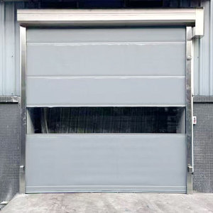 Tự Động Pvc Nhựa Tốc Độ Cao Rolling Shutter Cửa Cho Kho Với Clear View - Product Image 3