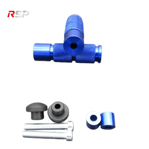 Repose-pieds universels <span class=keywords><strong>en</strong></span> alliage d'aluminium CNC pour passager arrière de moto, repose-pieds solides, remplacement et amélioration pour vélo électrique - Product Image 4