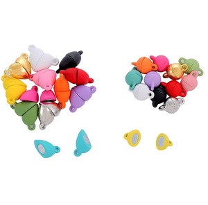 G1874 मिश्र धातु फैशन के सामान रंग का धातु मैग्नेट लटकन बटन सर्किल प्यार दिल आकर्षण चुंबकीय गहने बनाने के लिए - Product Image 2