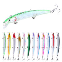 Umpan Pancing 13.5cm/15.5g, Umpan Ikan, Wobblers Pancing, Umpan Keras, Minnow, Crank Popper