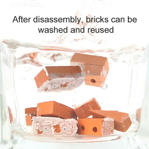 ชุดของเล่นพลาสติกสำหรับผู้ใหญ่ของเล่นตัวต่อเพื่อการศึกษาก่อนวัยเรียนรูปทรงบ้านสำหรับเด็ก - Product Image 4