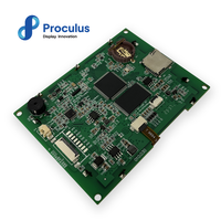 Proculus Lcd layar sentuh, modul Display Lcd layar sentuh sentuh resitif Tft 3.5 inci Uart