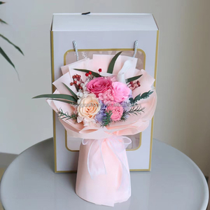 Factory Natural Flowers Bouquet Roses Flower <strong>Petals</strong> and Plants Gift <strong>Dried</strong> and Bouquets Designer Preserved Rose Wholesale - Product Image 5