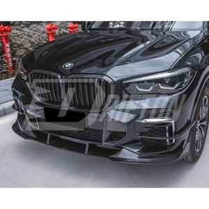 Canards delanteros de fibra de carbono seco estilo TAKD para BMW X5 G05 2019-2023 - Product Image 4