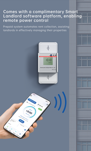Medidor de Electricidad Monofásico para Riel DIN con Certificación SWIN CE, Pantalla LCD, Precisión Clase 1.0, Corriente Nominal de 80A, Monitoreo por Aplicación Móvil - Product Image 2