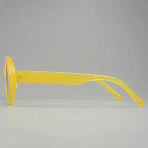 2025 lunettes de soleil de luxe classiques pour dames UV400 nouveau Vintage ovale haute qualité PC verre Logo personnalisé lentille disponible rouge jaune - Product Image 6