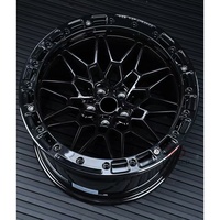 Rines Forjados Ligeros Negros 5X120 5X112 con Beadlock de 15, 17 y 18 Pulgadas para Carreras de Drag, para BMW M2 M3 M4 M440i M340i M240i G80 G82
