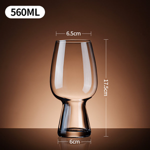 Jarra de Cerveza de Vidrio Artesanal al por Mayor, Gran Capacidad, Diseño Minimalista con Logotipo, Estilo Moderno, Vaso para Jugo - Product Image 5