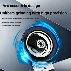 Lijadora neumática orbital PLM, pulidora neumática de 5 pulgadas, molinillo de aire de masilla de pintura, gran oferta excéntrica para uso en coche, lijadora de aire <span class=keywords><strong>Primar</strong></span> - Product Image 5