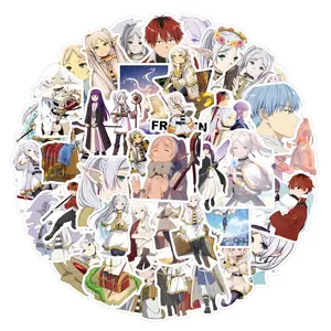 New 50pcs/bag Anime sticker Frieren at the Funeral Waterproof Removable Vinyl Stickers