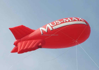 Conception personnalisée de ballon à l'hélium volant zeppelin dirigeable ballon à vendre jouet gonflable publicité aérienne dirigeable rc